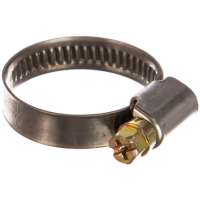 Хомут червячный 16-27 12 мм W2 нержавеющая сталь